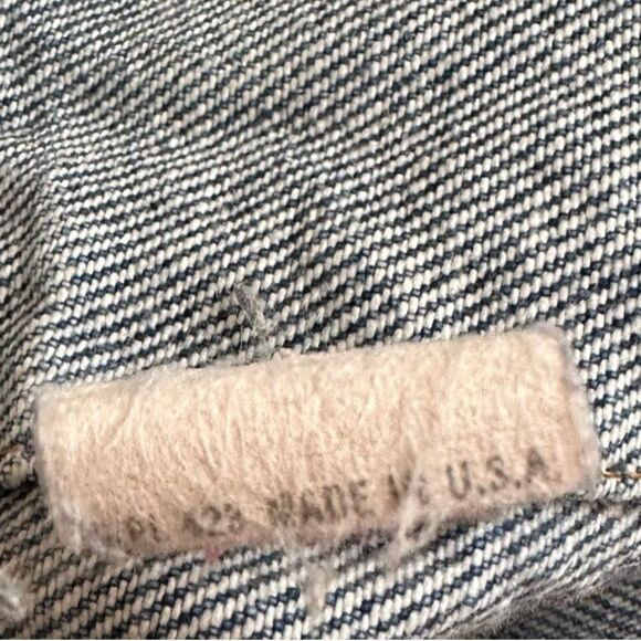 Vintage Levi Harley Davidson Reworked Upcycled Trucker Denim Jean Jacket - Picture 13 of 13